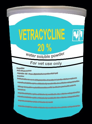 Vetracycline 20% Powder 500 gm